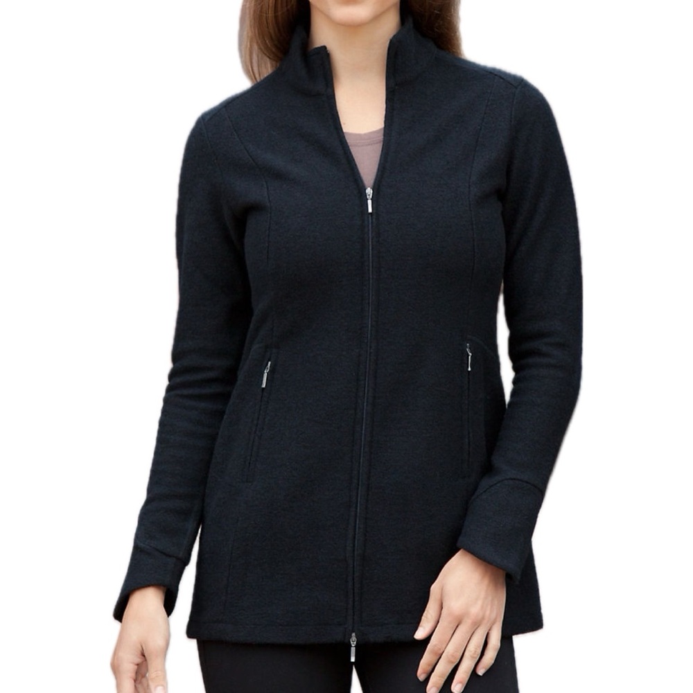 Ibex Backbay Merino Wool Jacket in Black